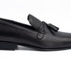 Mocasines con borlas de cuero negro Modica ¡Venta final!