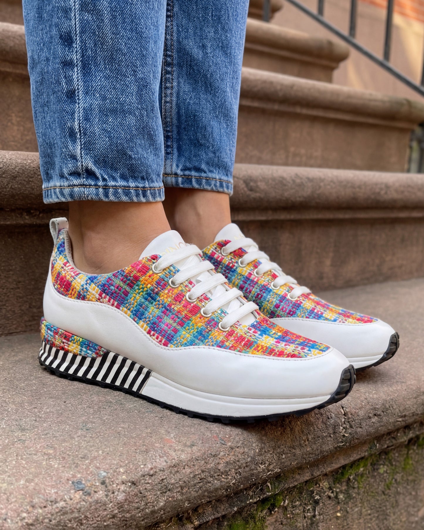 The Valencia White Leather Women Sneaker