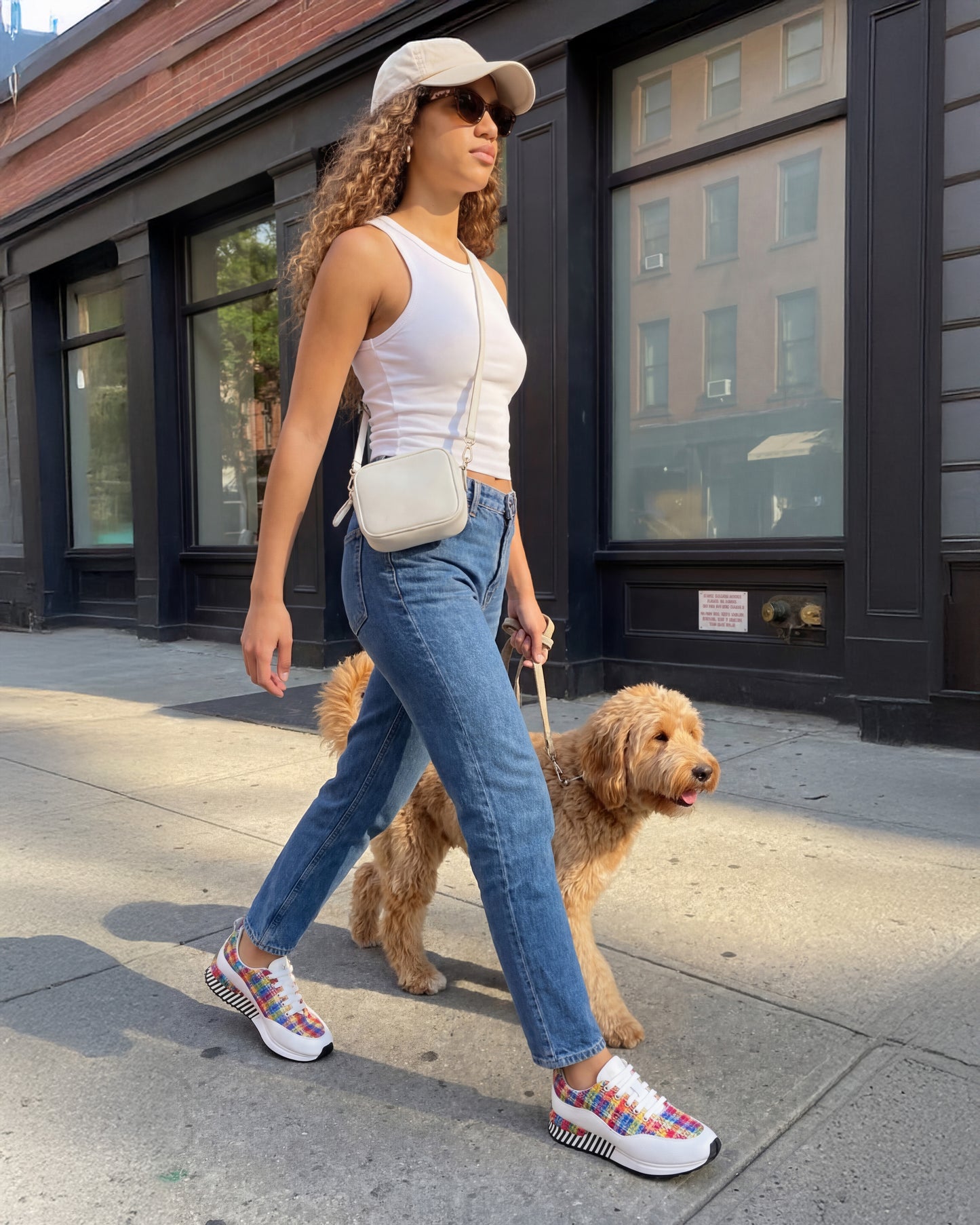 The Valencia White Leather Women Sneaker