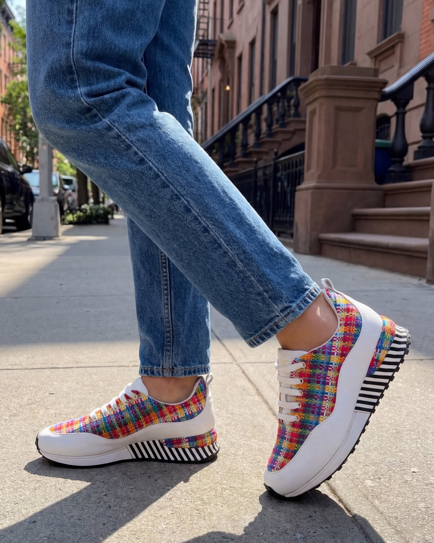 The Valencia White Leather Women Sneaker