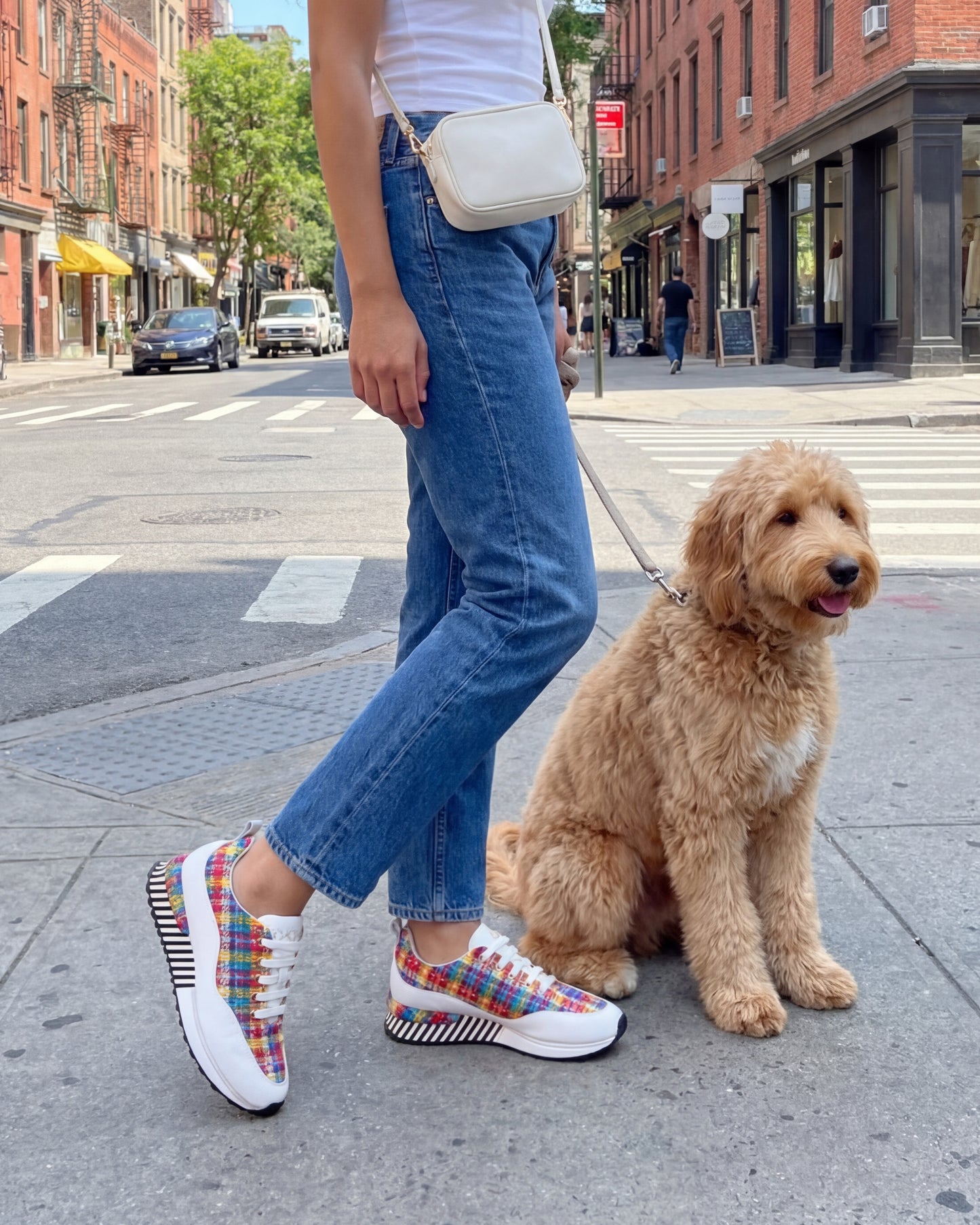 The Valencia White Leather Women Sneaker