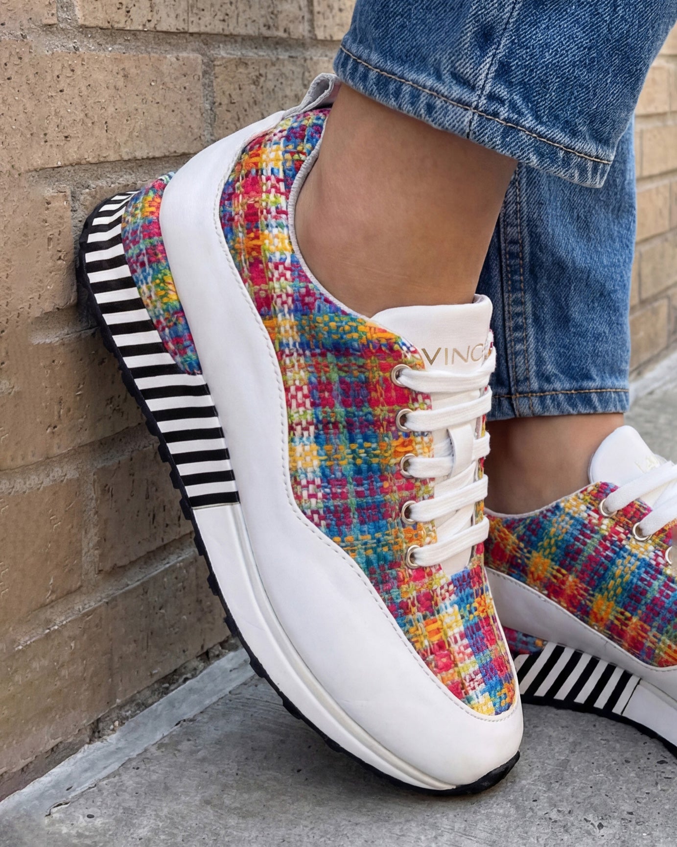 The Valencia White Leather Women Sneaker