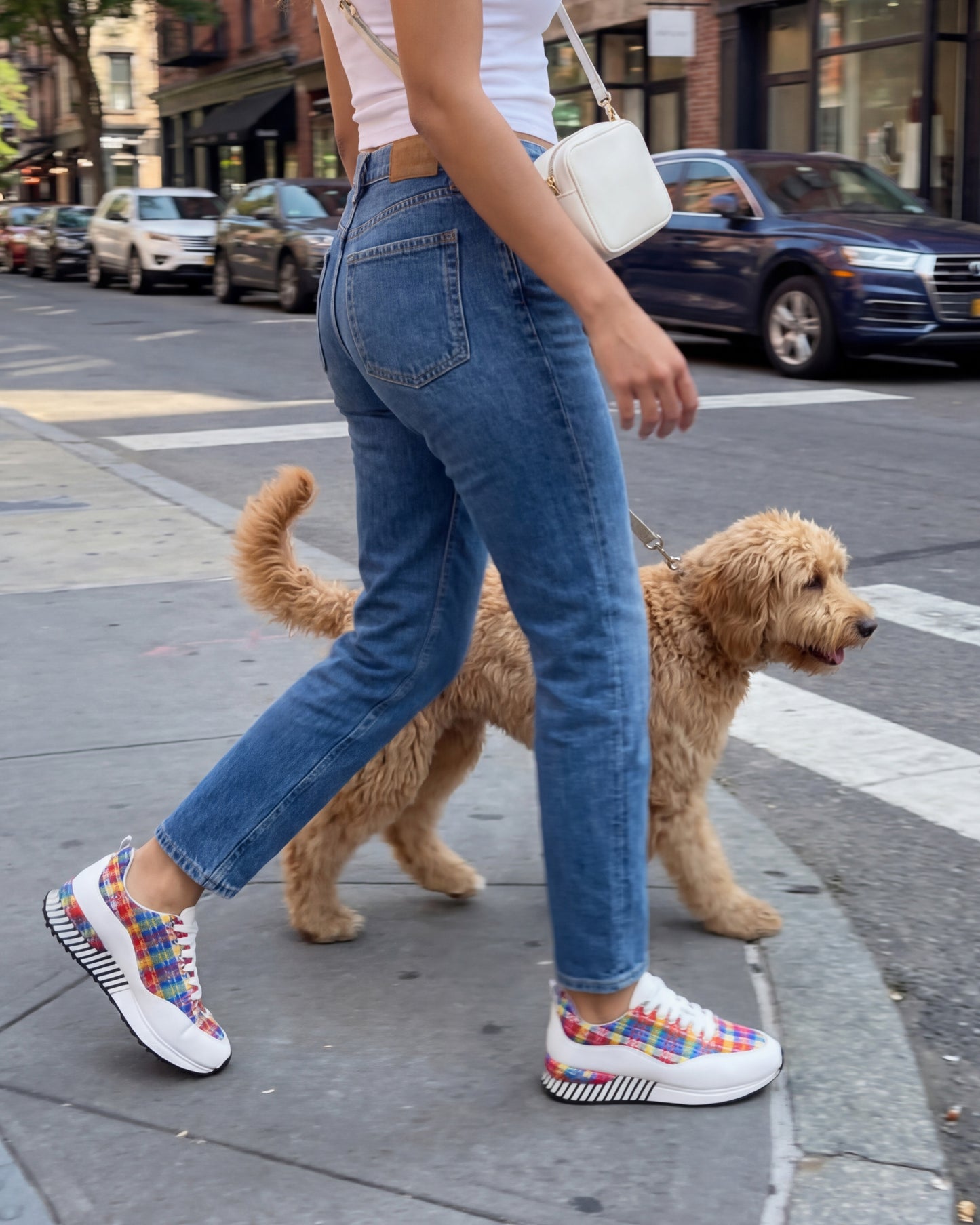 The Valencia White Leather Women Sneaker