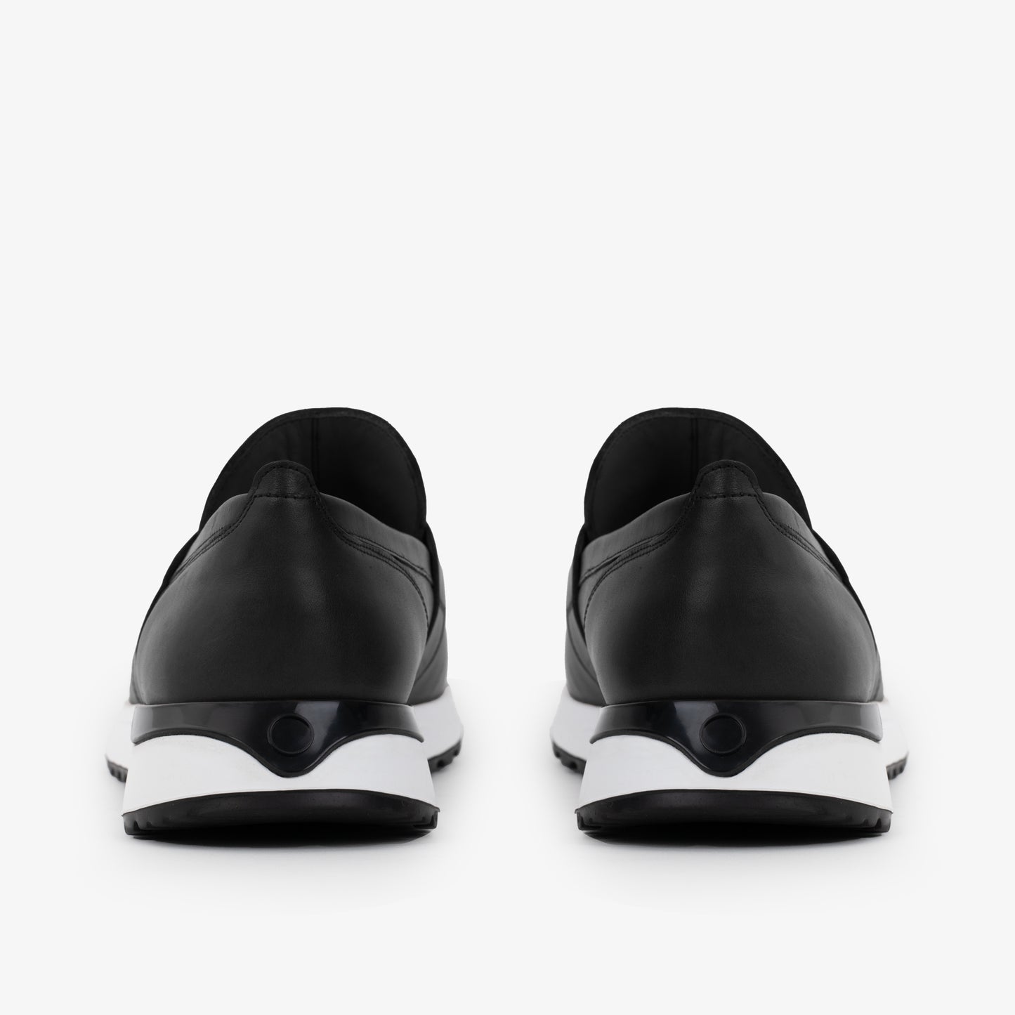 The Lumina Black Buffalo Leather Women Sneaker