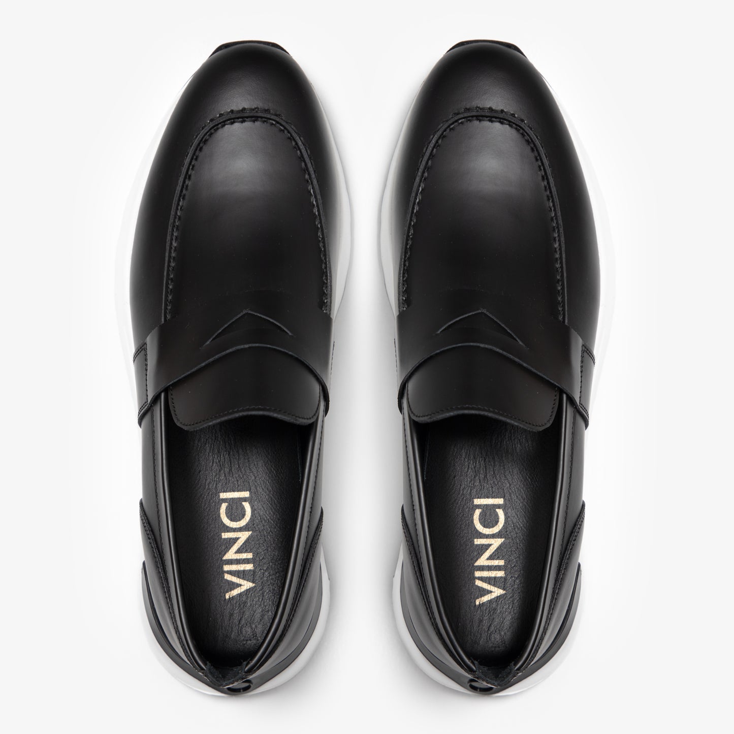 The Lumina Black Buffalo Leather Women Sneaker