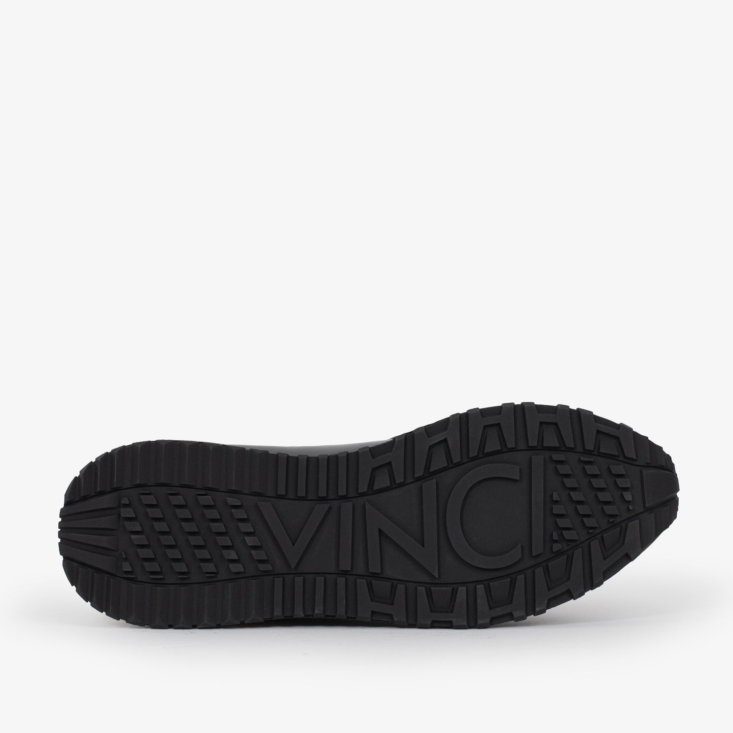 Zapatillas de deporte de cuero negro y dorado Arda para hombre