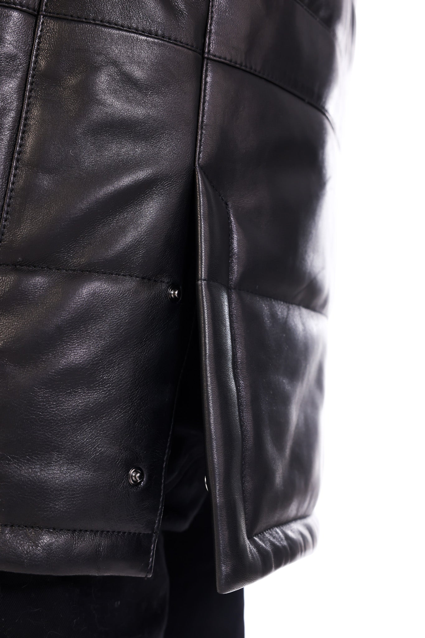 The Montrevia Black Genuine Leather Fur Hooded Men Jacket
