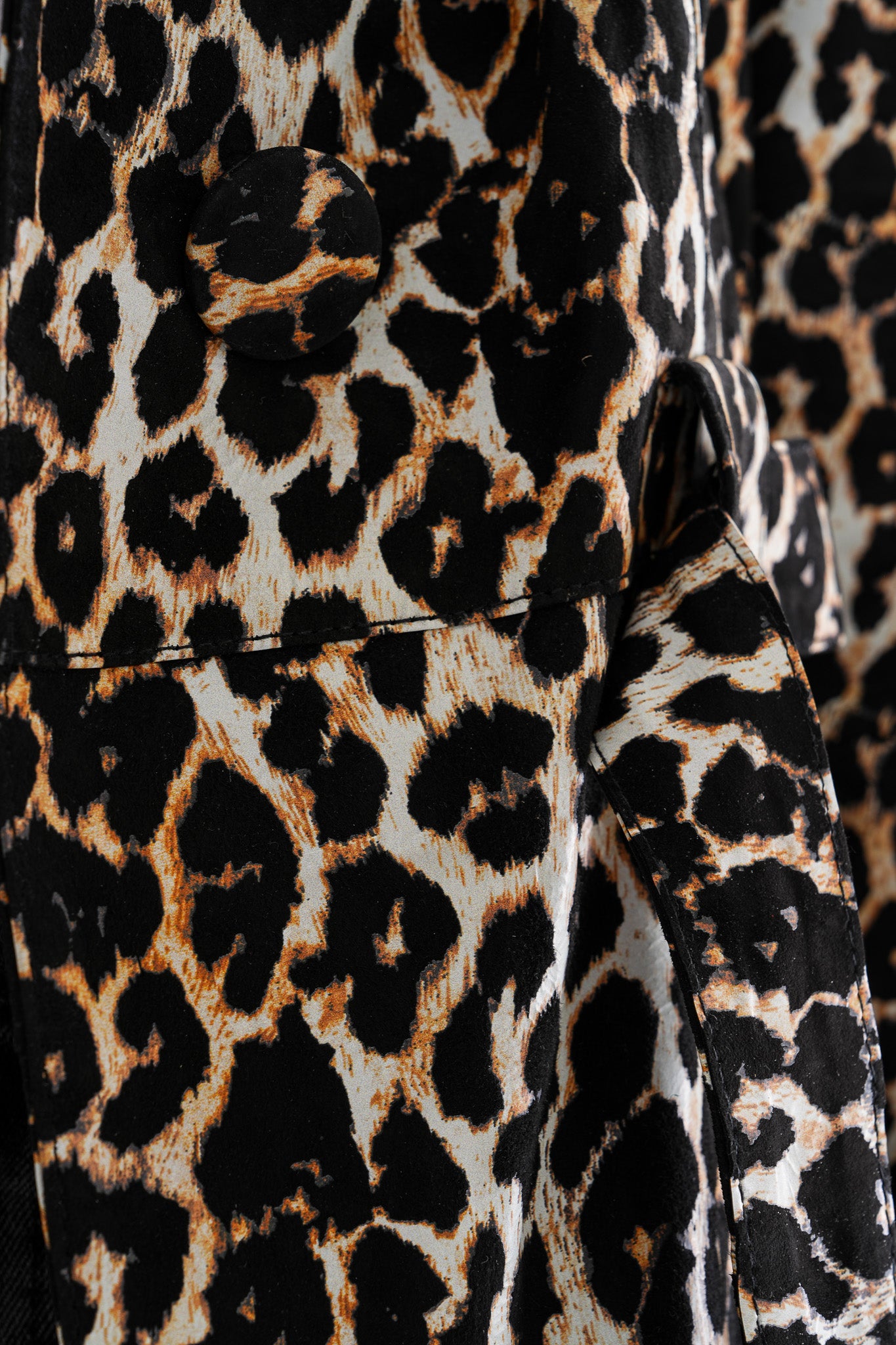 Sienna Abstract Art Leather Women Jacket – Leopard Edition