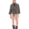 The Odessa Leopard Leather Women Jacket