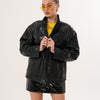 La chaqueta de cuero negra Nox para mujer