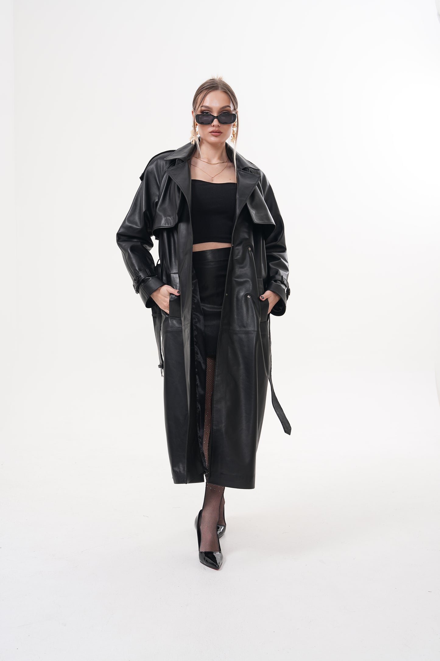 The Raven Black Leather Women Jacket