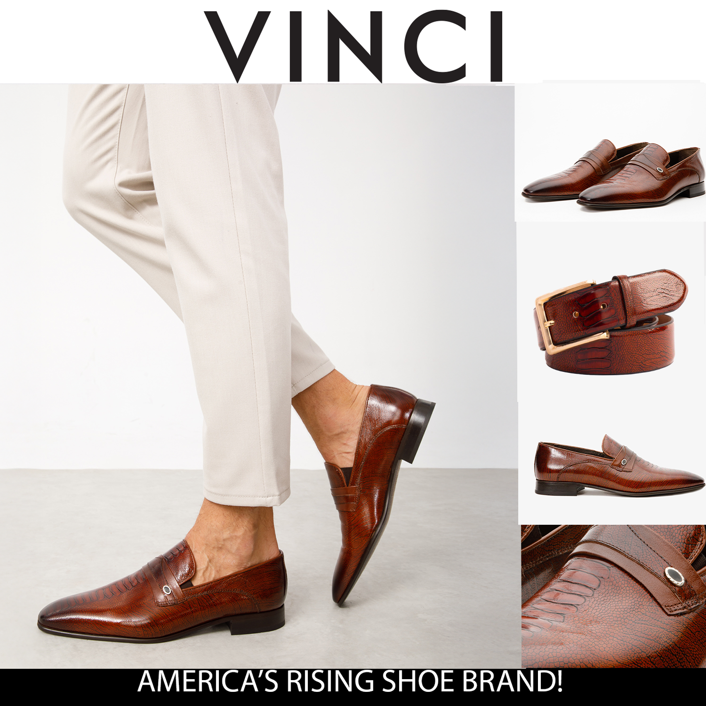 El mocasín Bangkok Tan Penny para hombre