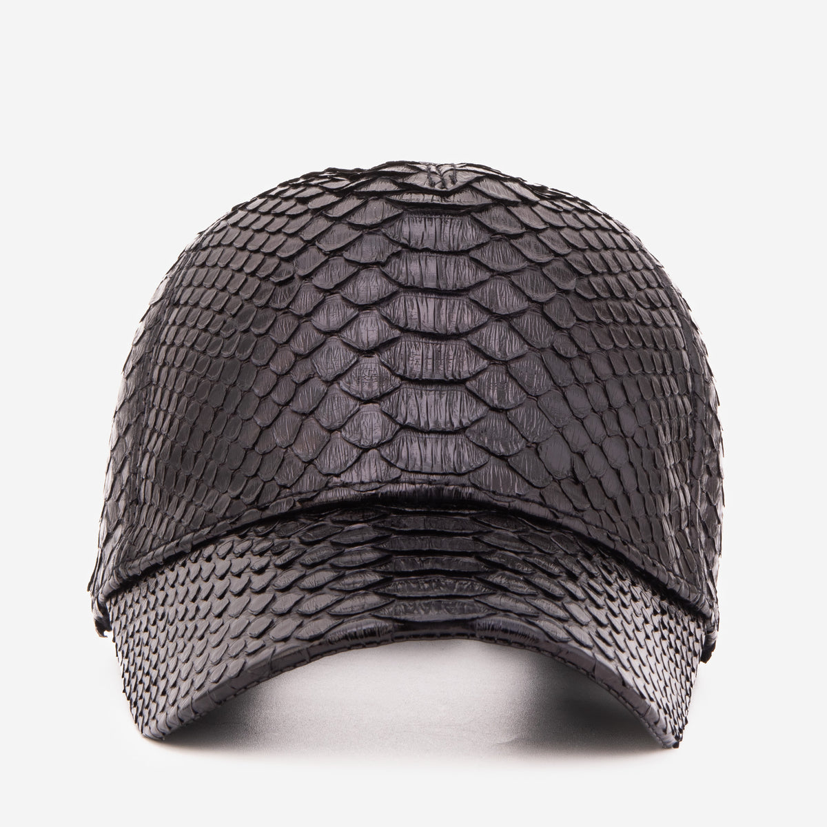 Boss Black Python Leather Cap - 2