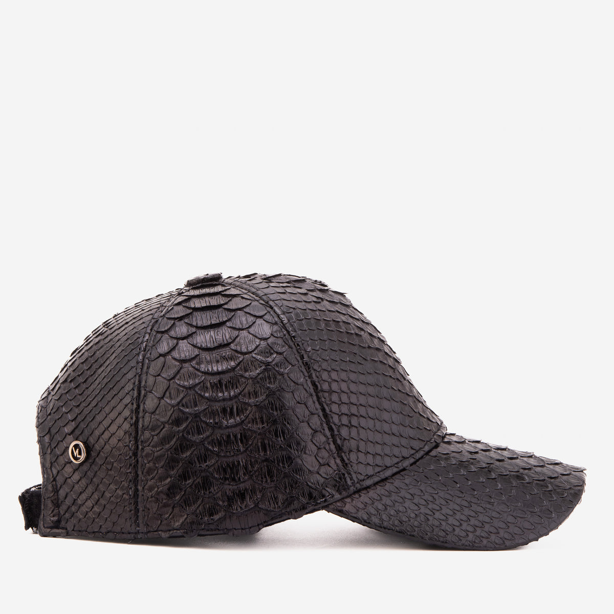 Boss Black Python Leather Cap - 8
