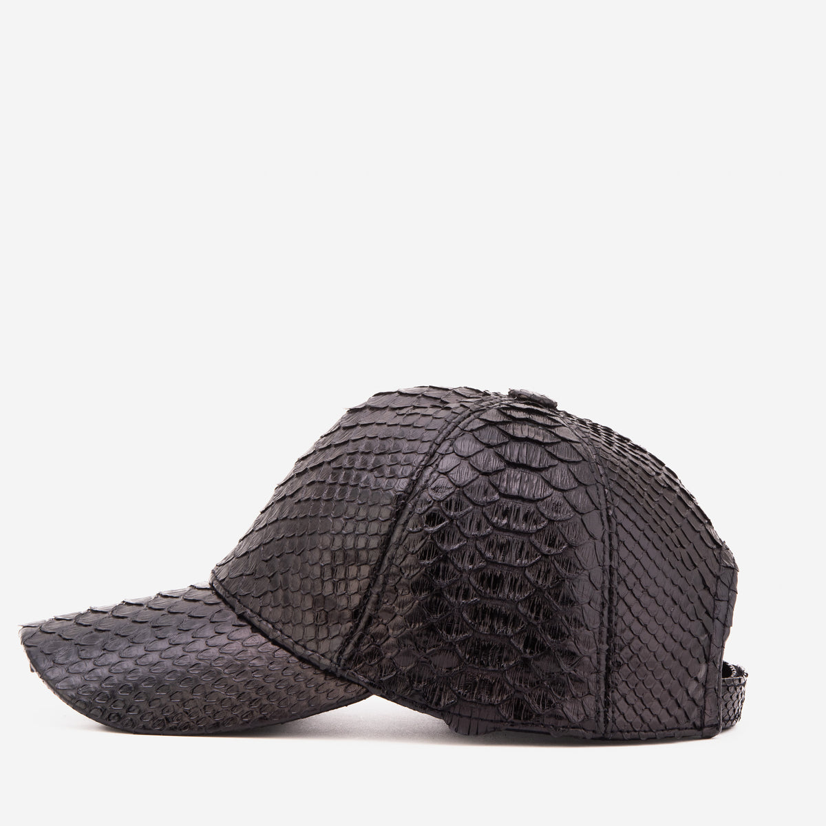 Boss Black Python Leather Cap - 6