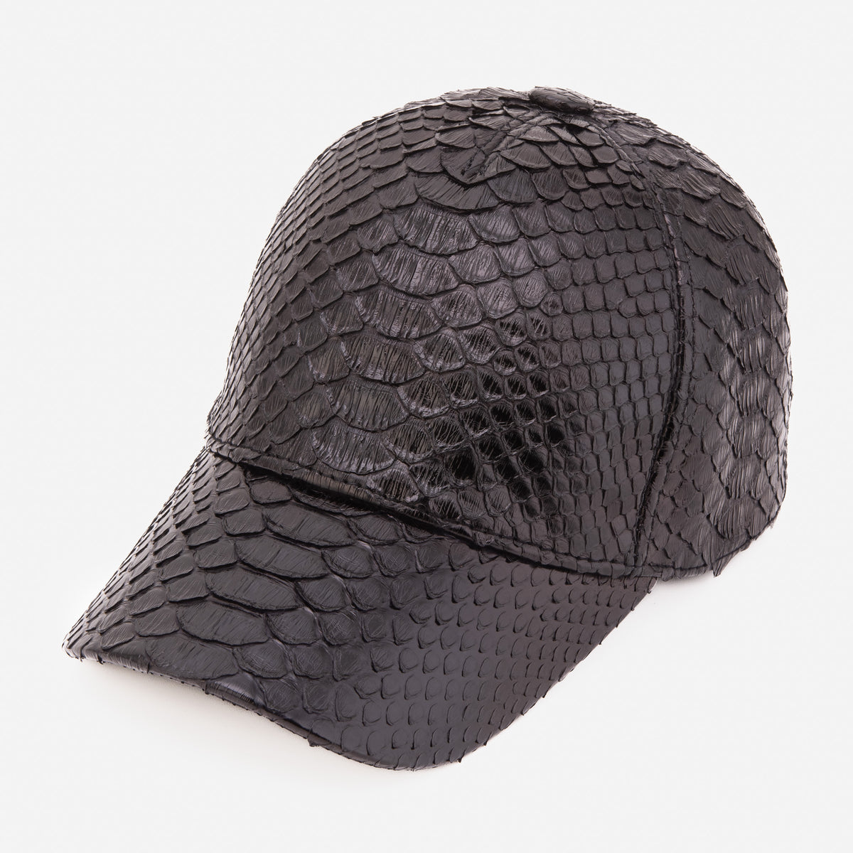 Boss Black Python Leather Cap - 1