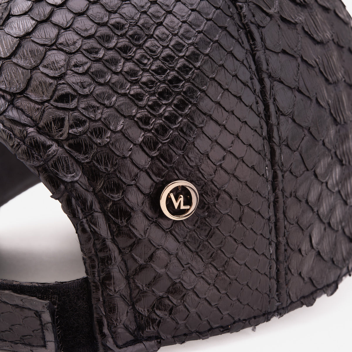 Boss Black Python Leather Cap - 5