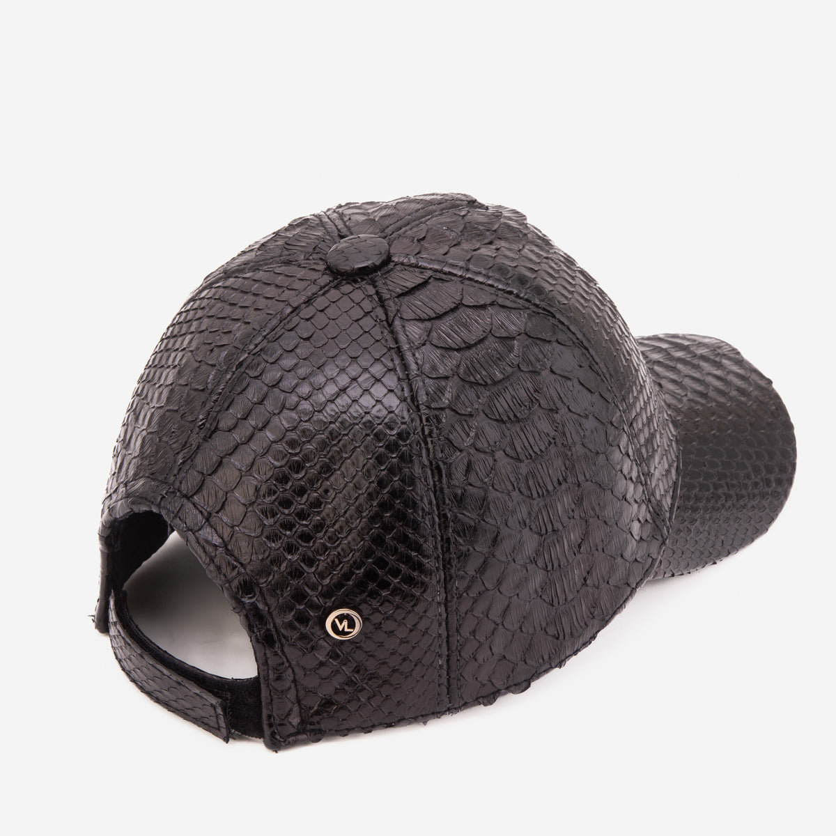 Boss Black Python Leather Cap - 9