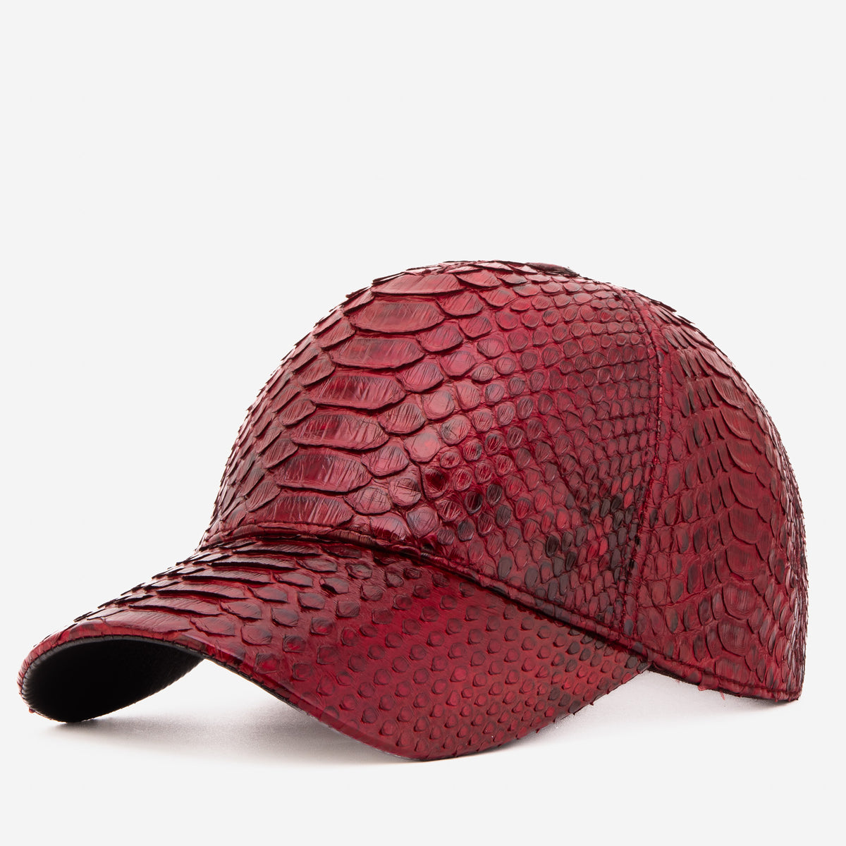 Gorra de cuero burdeos Boss - 2