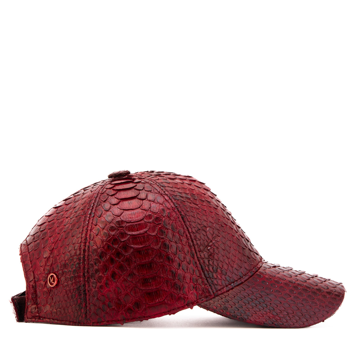 Gorra de cuero burdeos Boss - 6