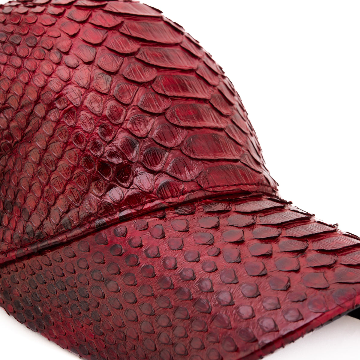 Gorra de cuero burdeos Boss - 3