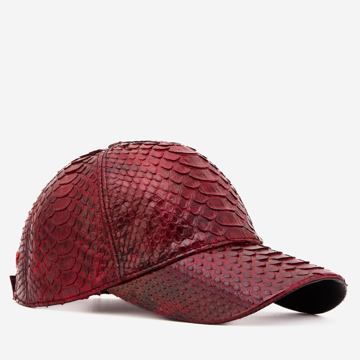 Boss Gorra de cuero burdeos - 8