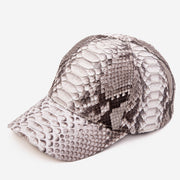 Boss Naturel Gorra de Cuero de Pitón