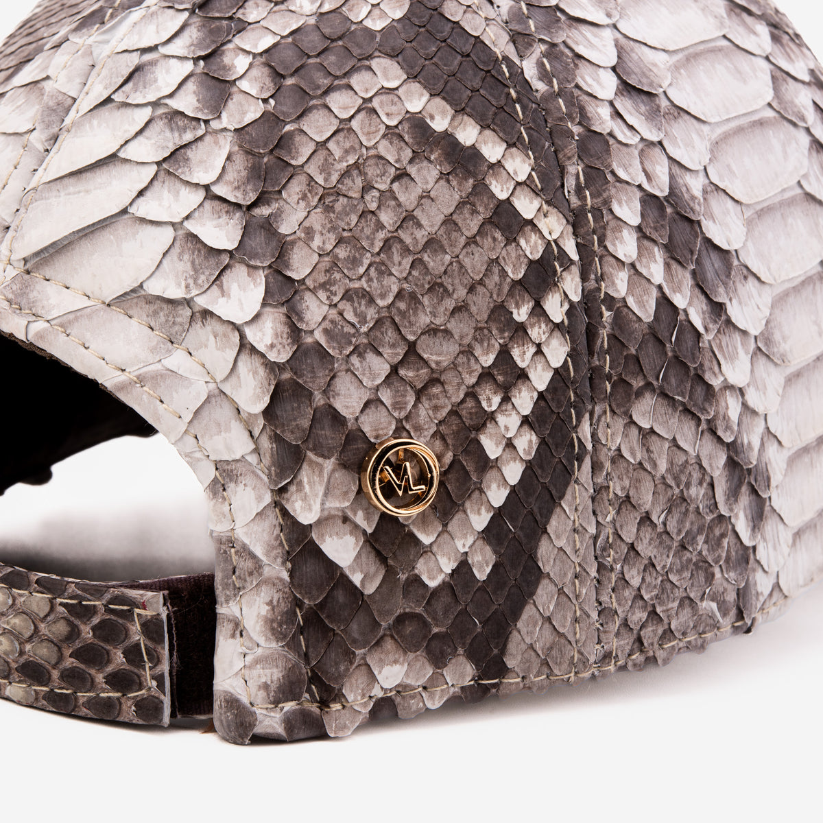 Boss Naturel Python Leather Cap - 5
