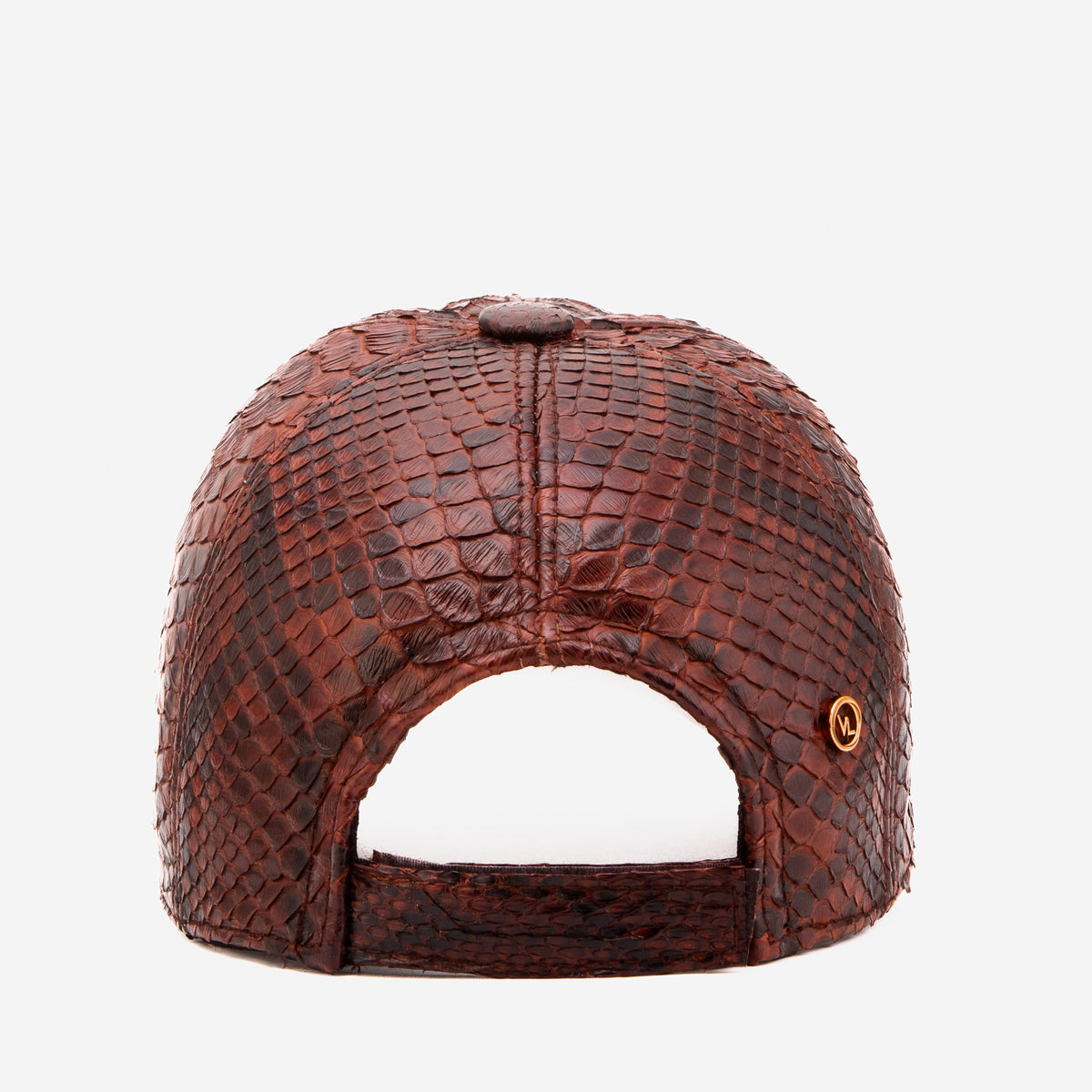 Boss Tan Python Leather Cap - 4