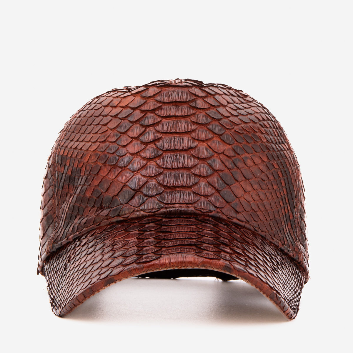 Boss Tan Python Leather Cap - 2
