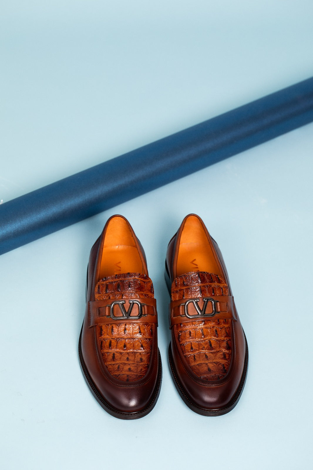 Amsterdam Tan Bit Loafer Men Shoe - 10