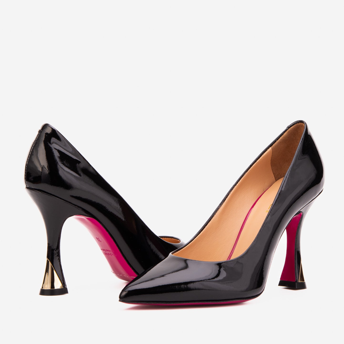 The Belladonna Black Patent Leather Women Pump