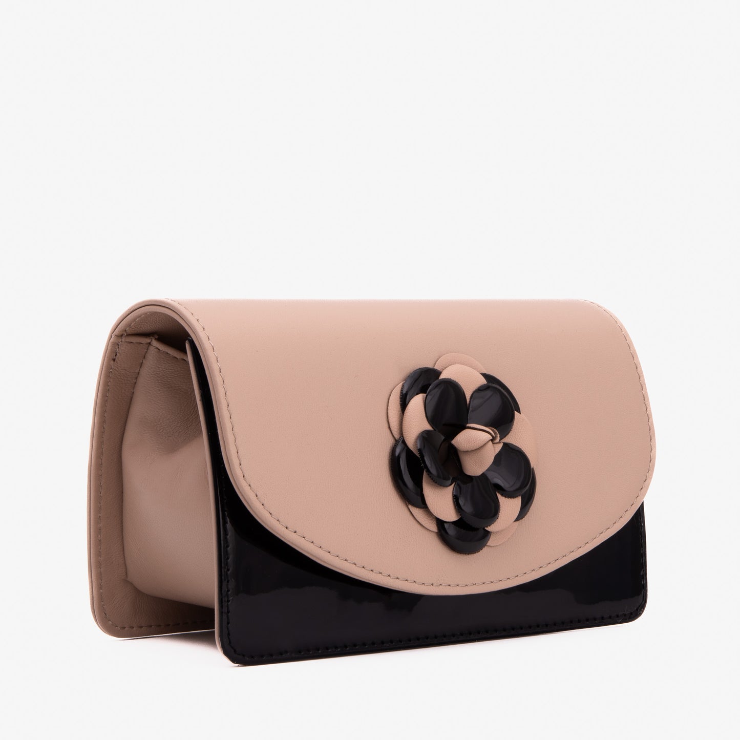 El bolso de mano de cuero beige Diva