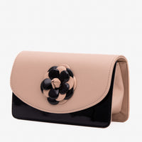 El bolso de mano de cuero beige Diva