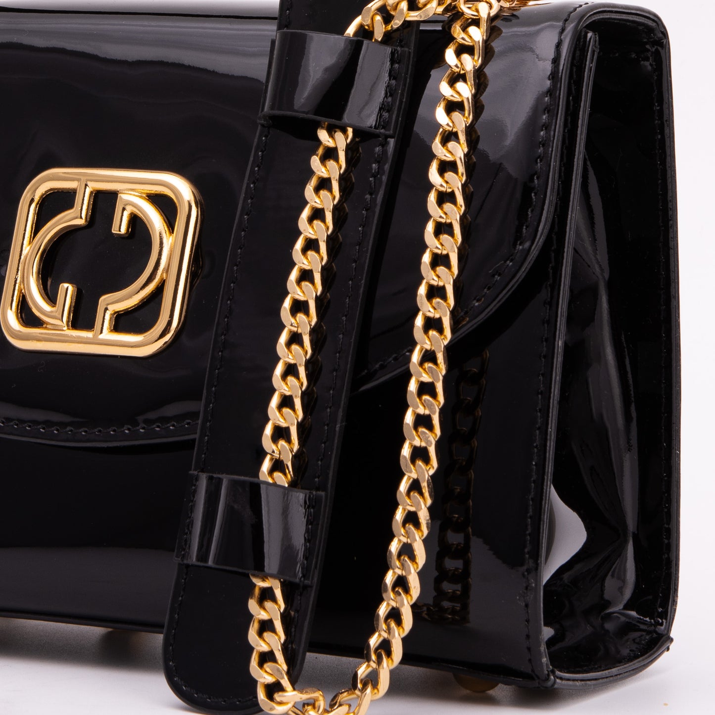 The Rosalinda Black Leather Handbag