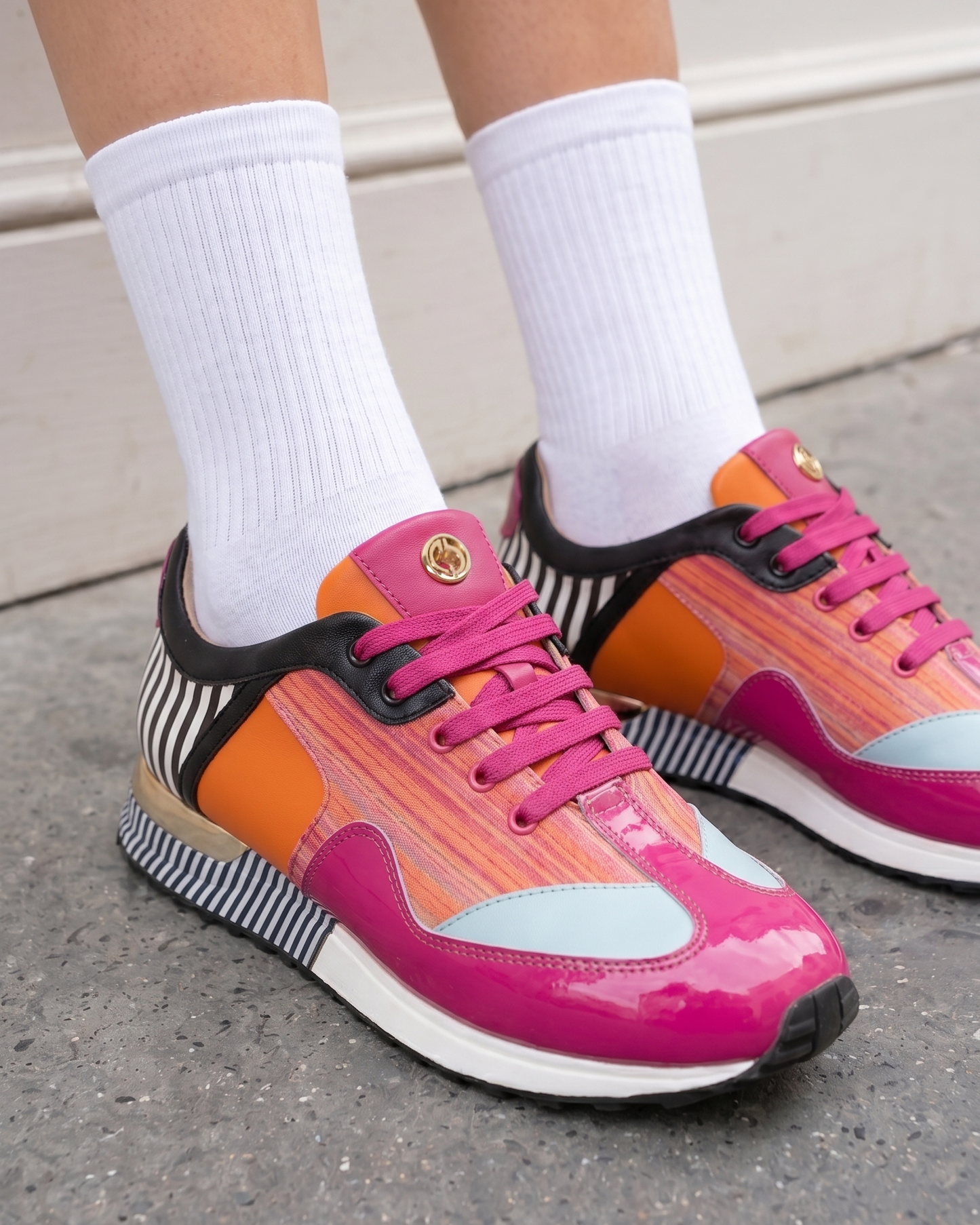 Santa Amaro Multi Color Fuchsia Women Sneaker
