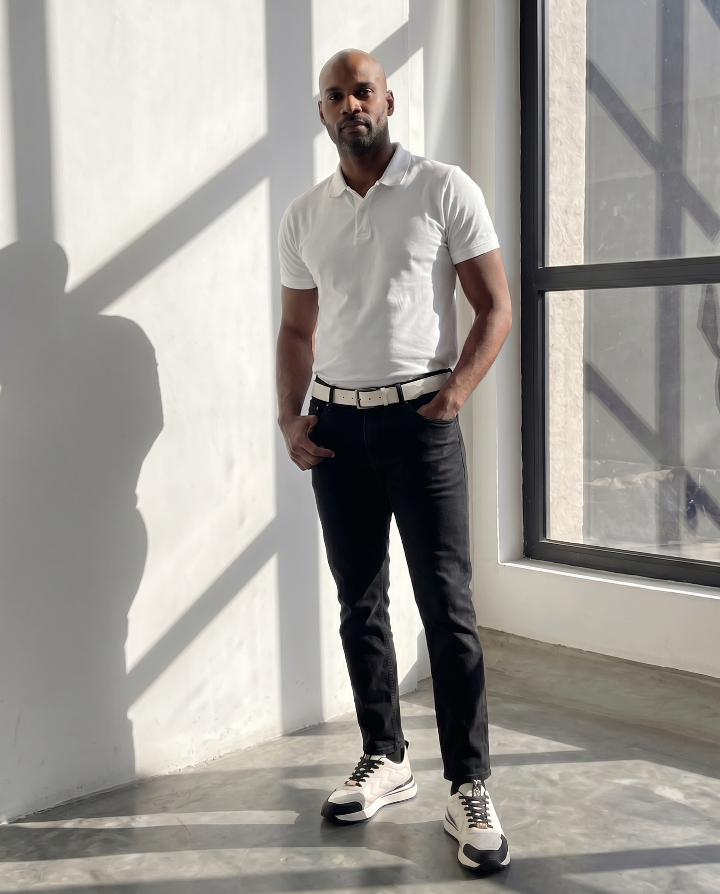 The Veneto White Leather Men Sneaker