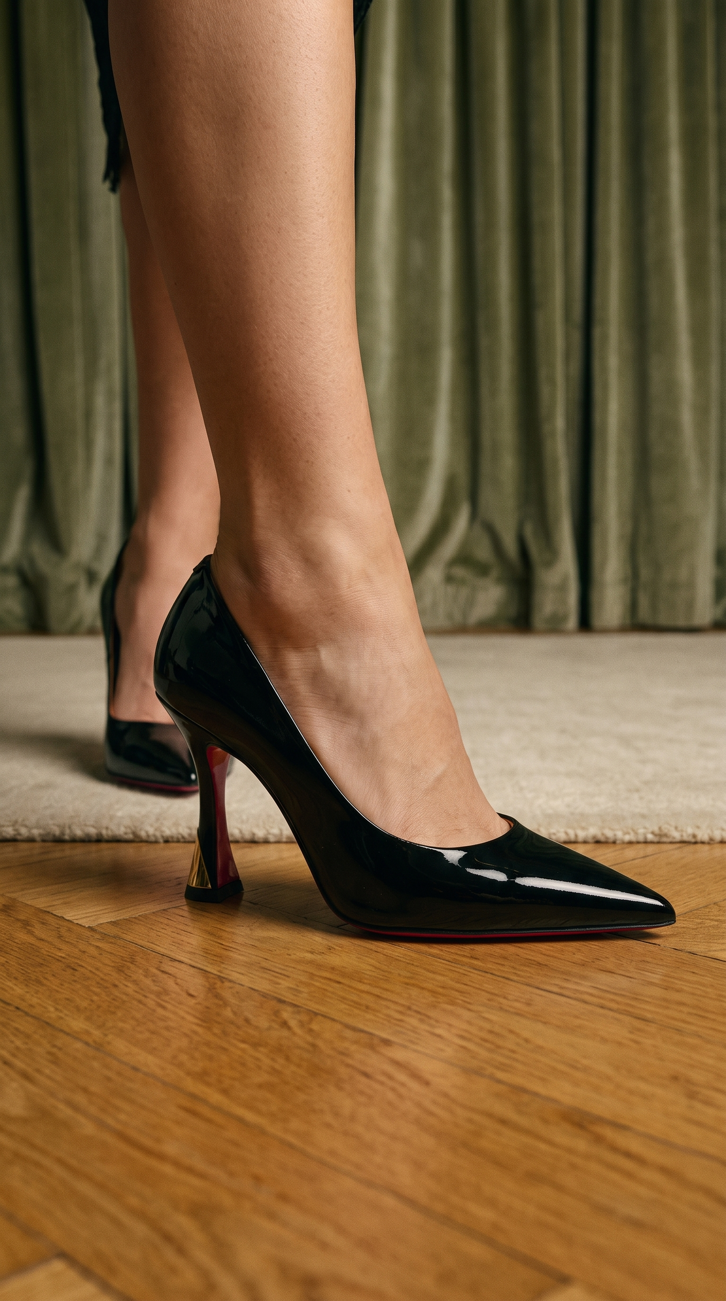 The Belladonna Black Patent Leather Women Pump