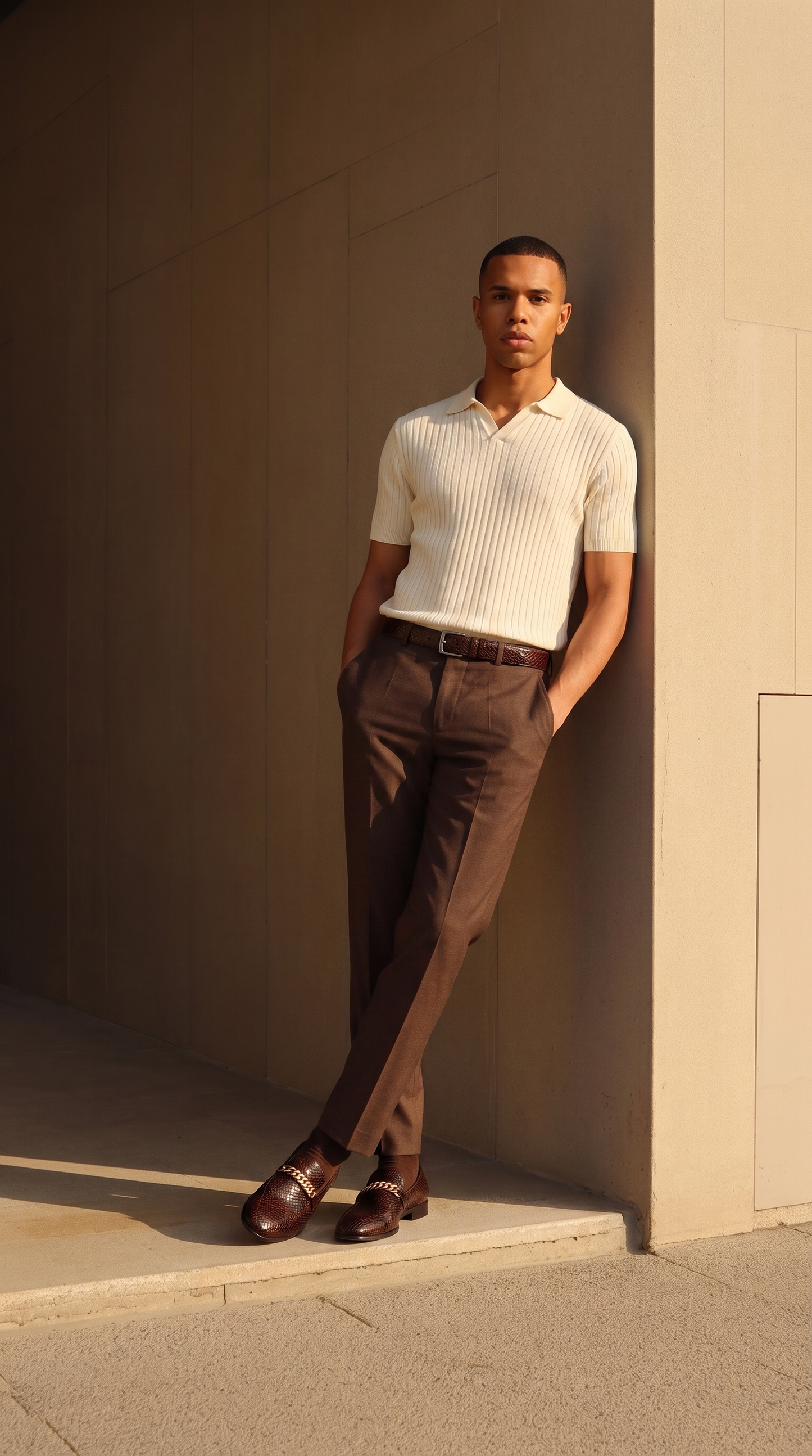 Mocasín de vestir King Tan Bit para hombre