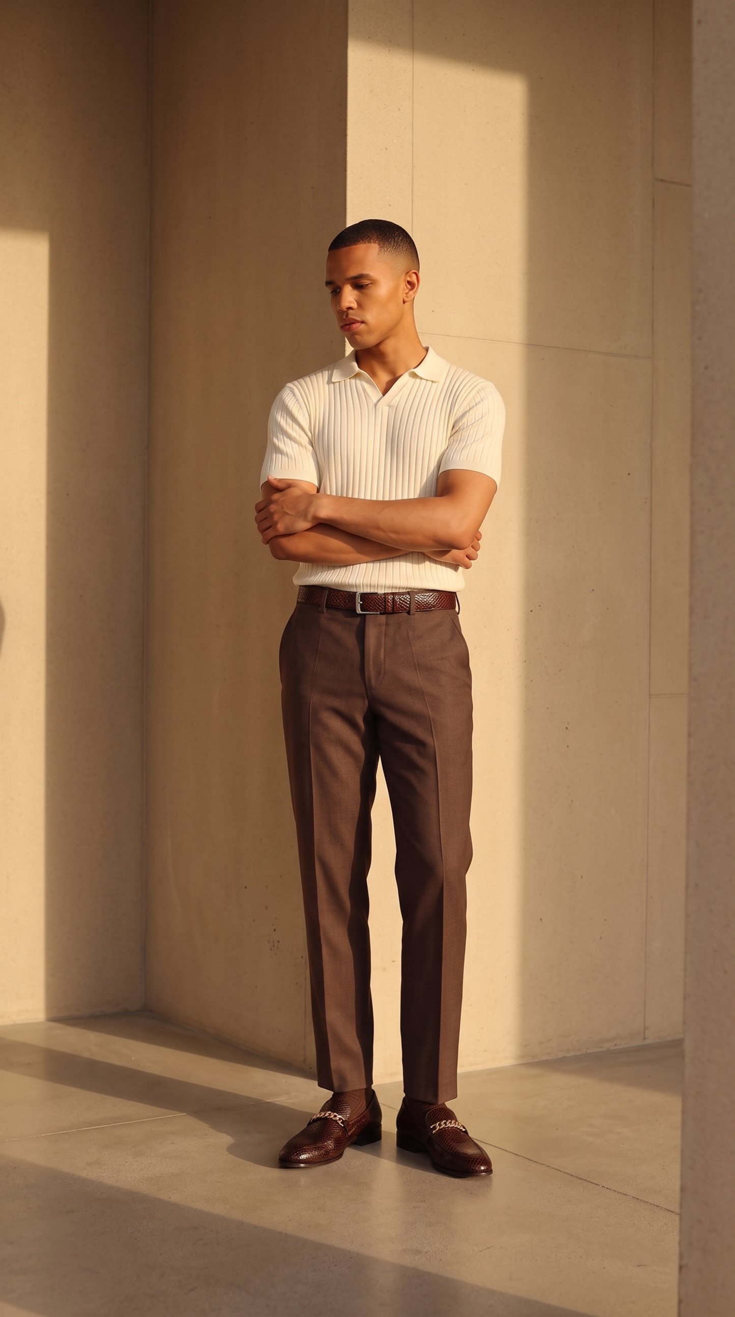 Mocasín de vestir King Tan Bit para hombre