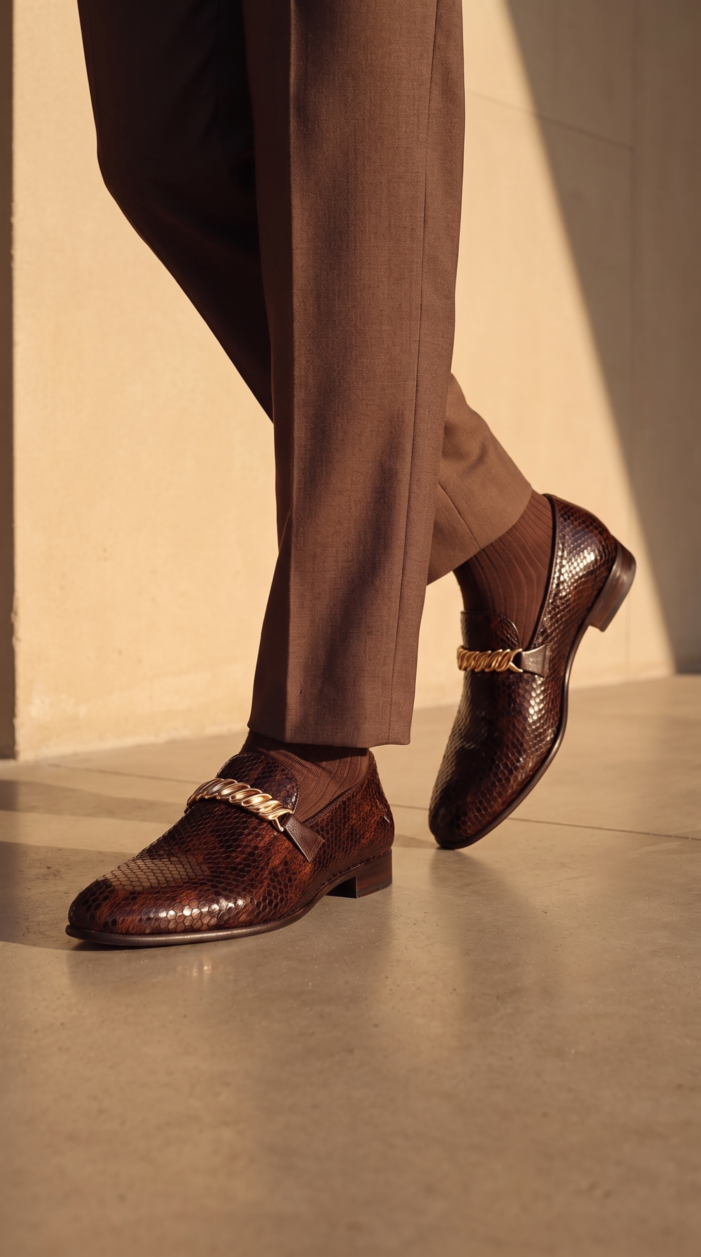 Mocasín de vestir King Tan Bit para hombre