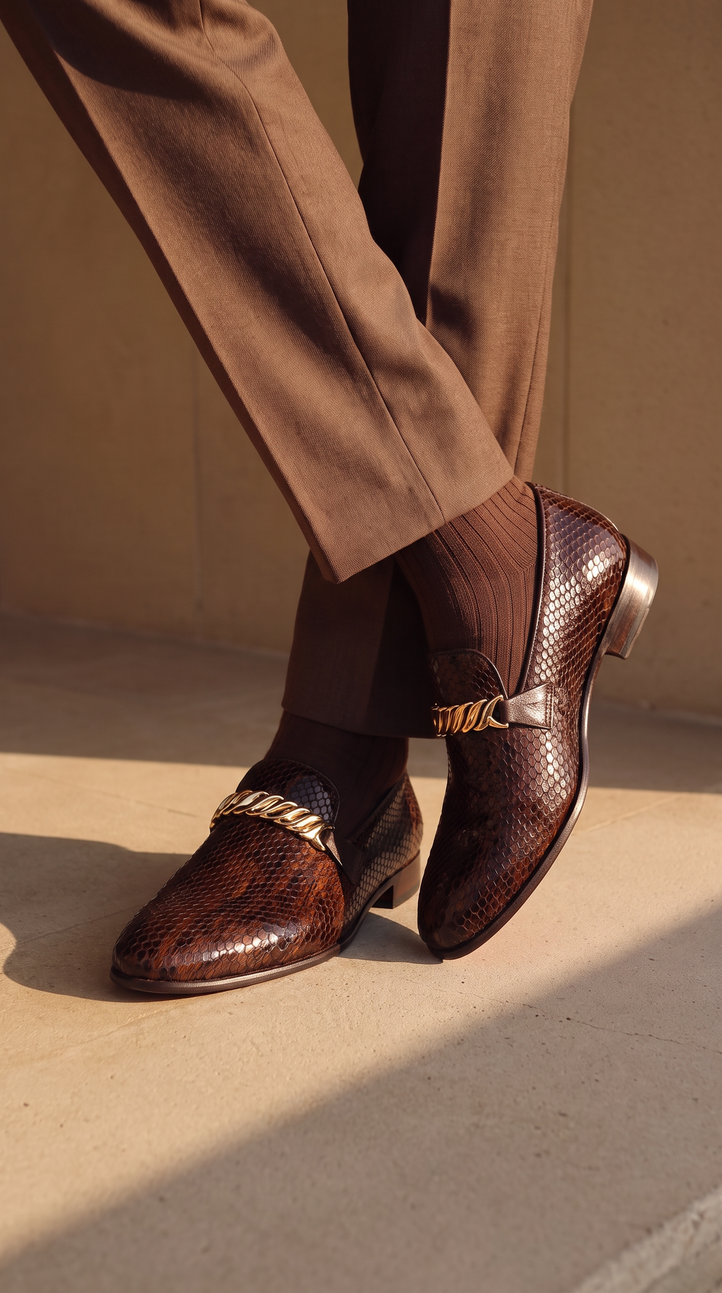 Mocasín de vestir King Tan Bit para hombre
