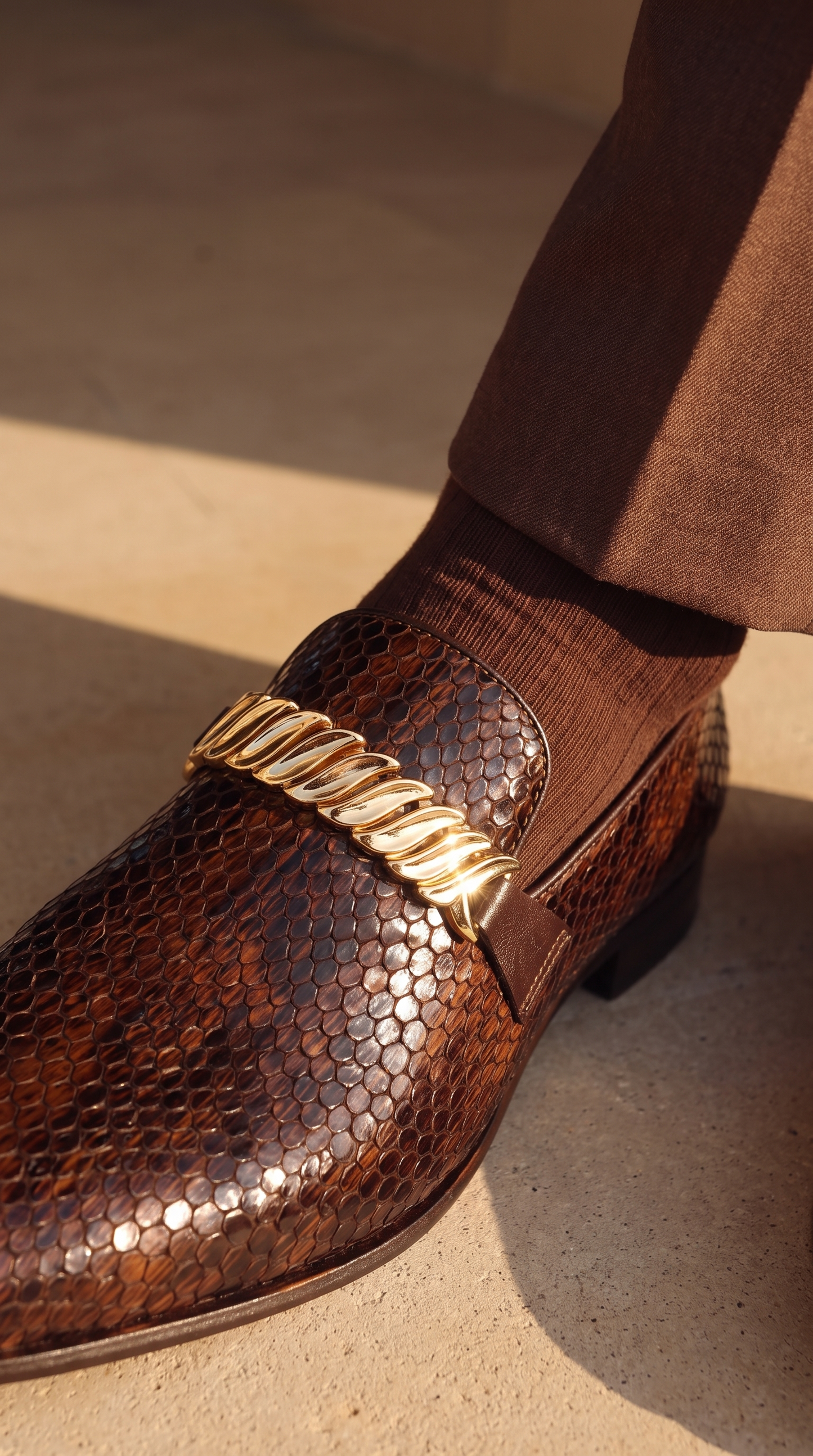 Mocasín de vestir King Tan Bit para hombre