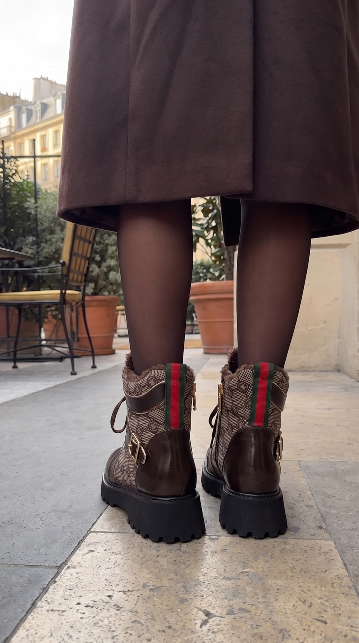 The Boston Brown Leather Lace-Up Ankle Women Boot With a Side Zipper