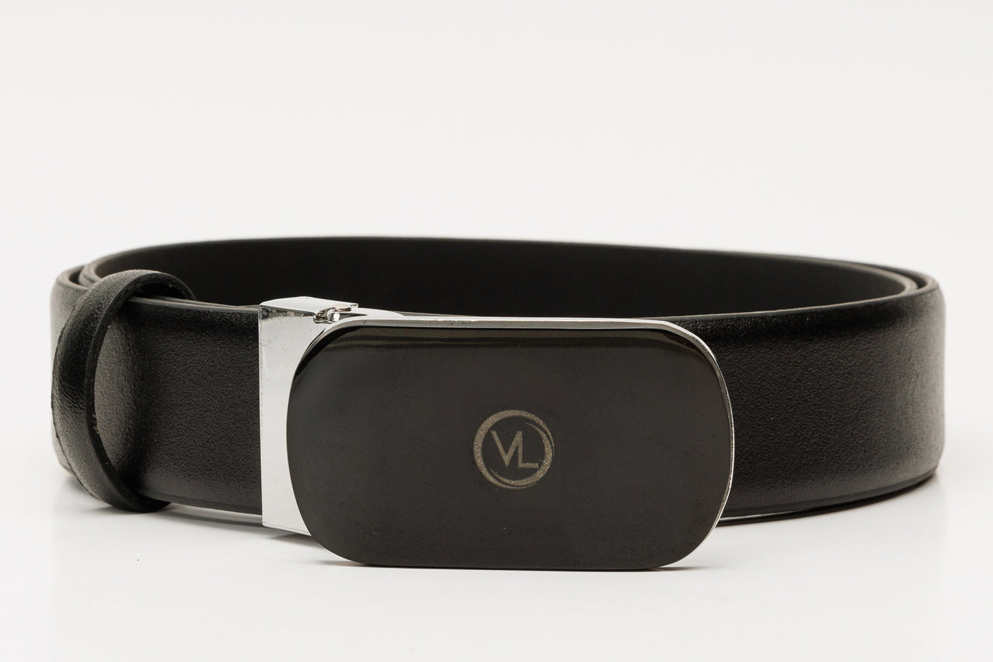 The Marzano Black Color Calfskin  Belt