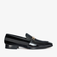 El zapato de cuero para hombre Pontalto, mocasín negro
