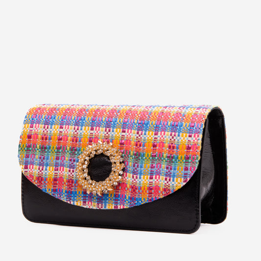 The Valencia Bolso de Mano de Cuero Multicolor