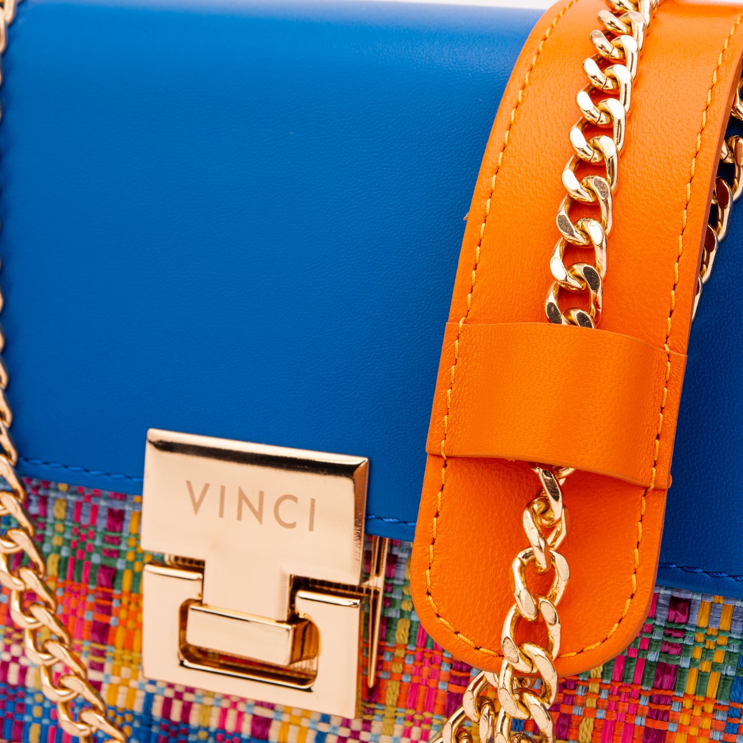 Bolso multicolor mosaico