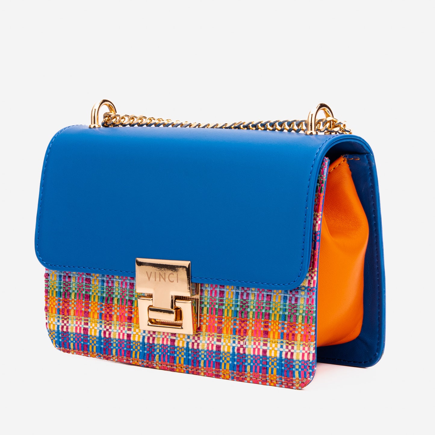 Bolso multicolor mosaico
