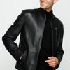 The Blanchard Black Leather Men Jacket